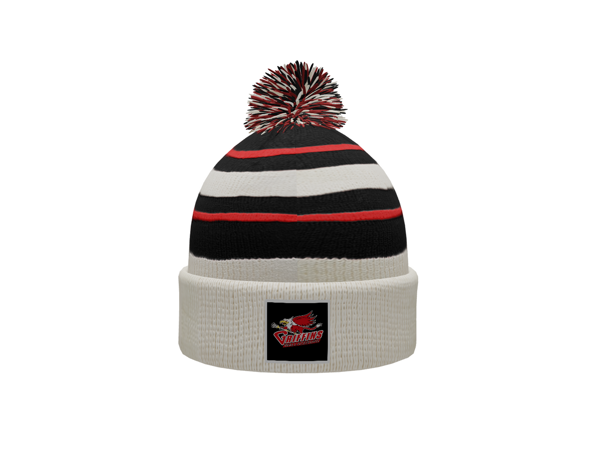 Griffins sublimated patch toque - Christmas Preorder