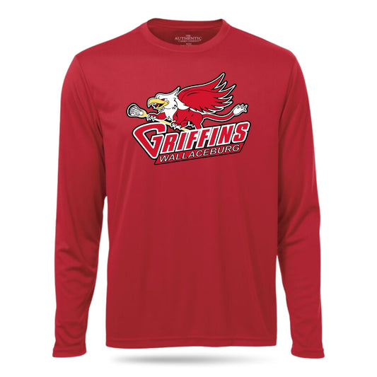 Griffins youth performance long sleeve