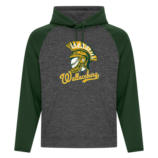 Warriors youth two tone hoodie