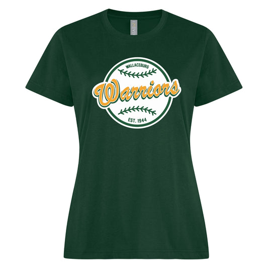 Warriors Adult Ladies Tee (ball)